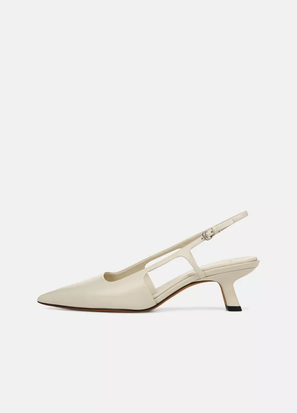 Buy Bianca Leather Slingback Heel for USD 330.00 | Vince