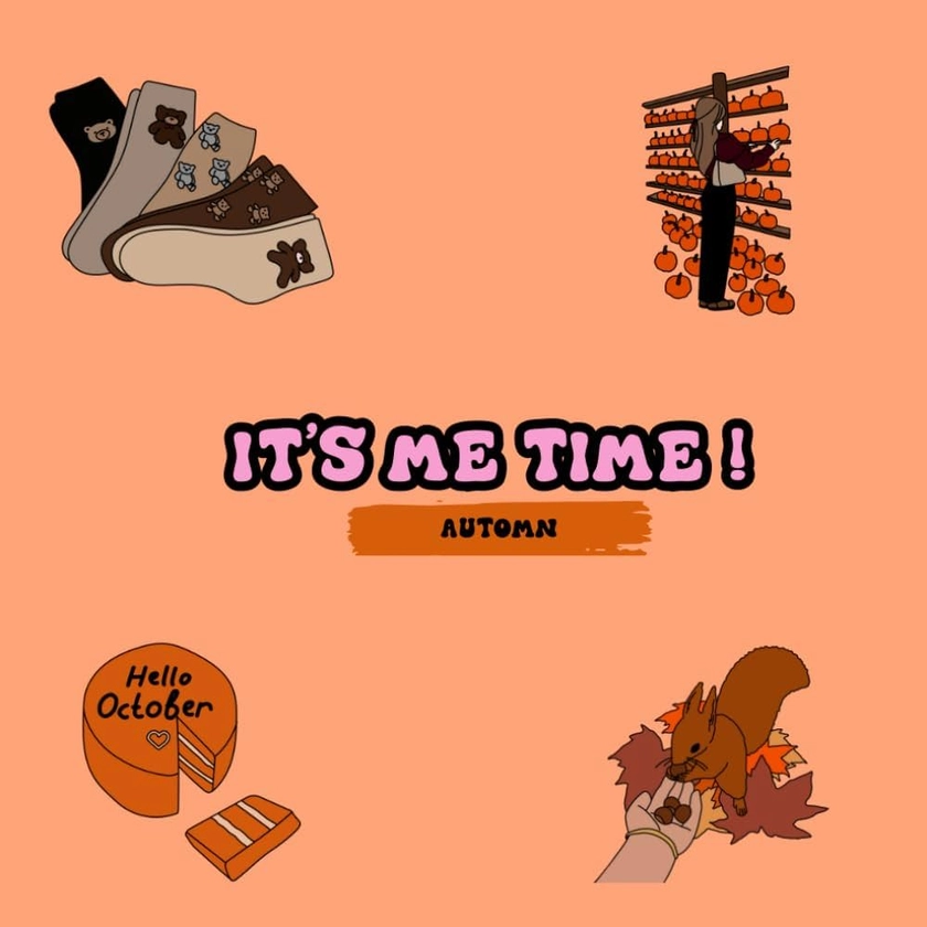 It's Me Time : Automn Edition ! Coloring Books For Adults And Girls , Relaxing and Stress Relief Designs for Automn and Halloween <3 : Color, Girly: Amazon.fr: Livres