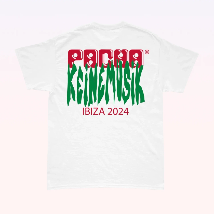 PACHA x KEINEMUSIK: Edición Limitada camiseta blanca