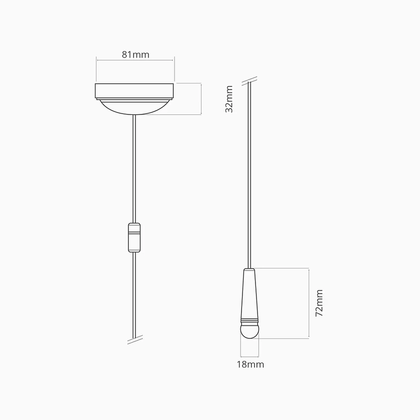 Bathroom Pull Switch - Polished Nickel