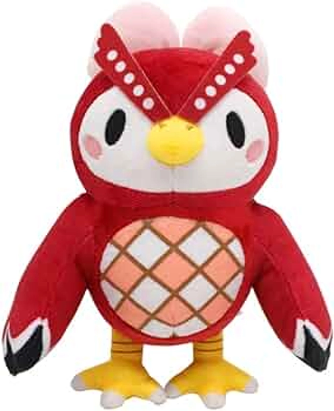 Animal Crossing New Leaf Plush Toy Suitable for Collection, Animal Crossing: New Horizons Stuffed Owlette Doll Toy for Boy Girl Christmas Halloween Birthday Gift, 8“ (Celeste)