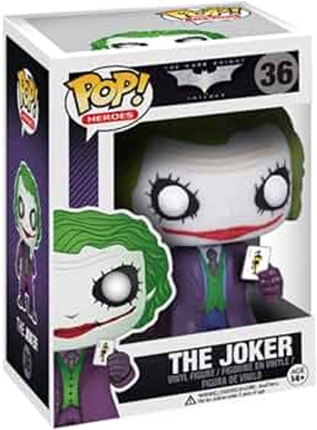 Funko POP! Heroes Dark Knight the Joker - Collectable Vinyl Figure - Gift Idea - Official Merchandise - Toys for Kids & Adults - Movies Fans - Model Figure for Collectors and Display