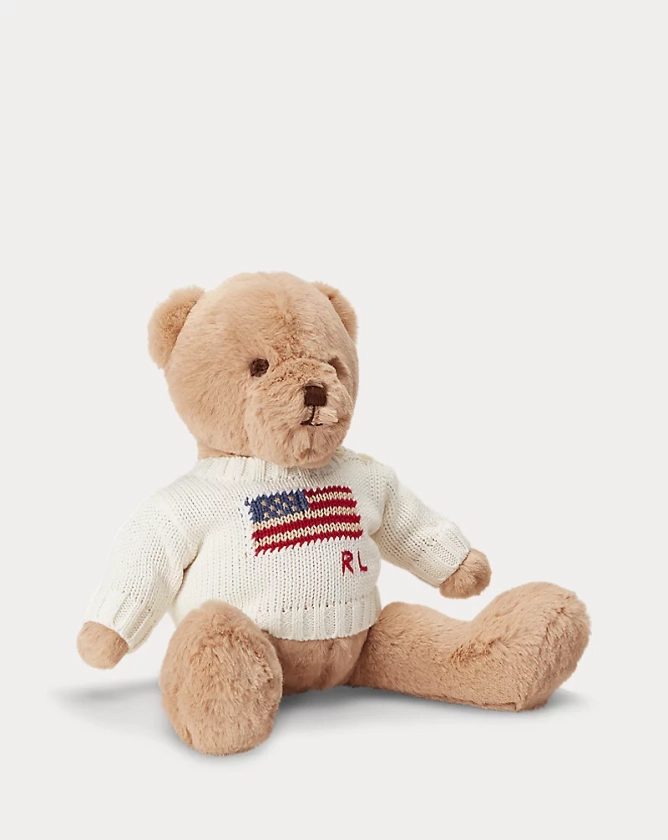 Small Flag-Sweater Polo Bear | Ralph Lauren