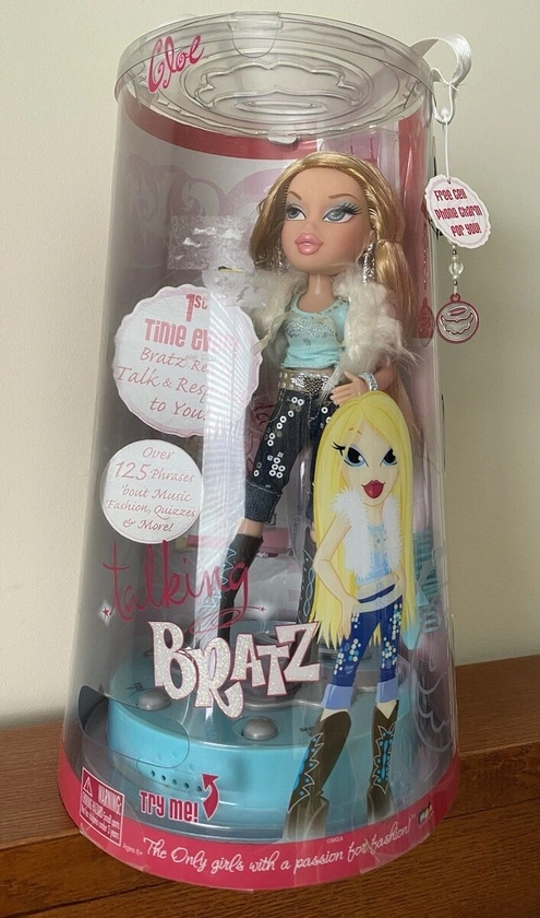 Bratz Talking Cloe Doll New In Box MGA Sealed Never Opened Cell Phone Charm