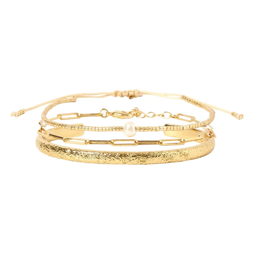 Goldilocks Bracelet Stack