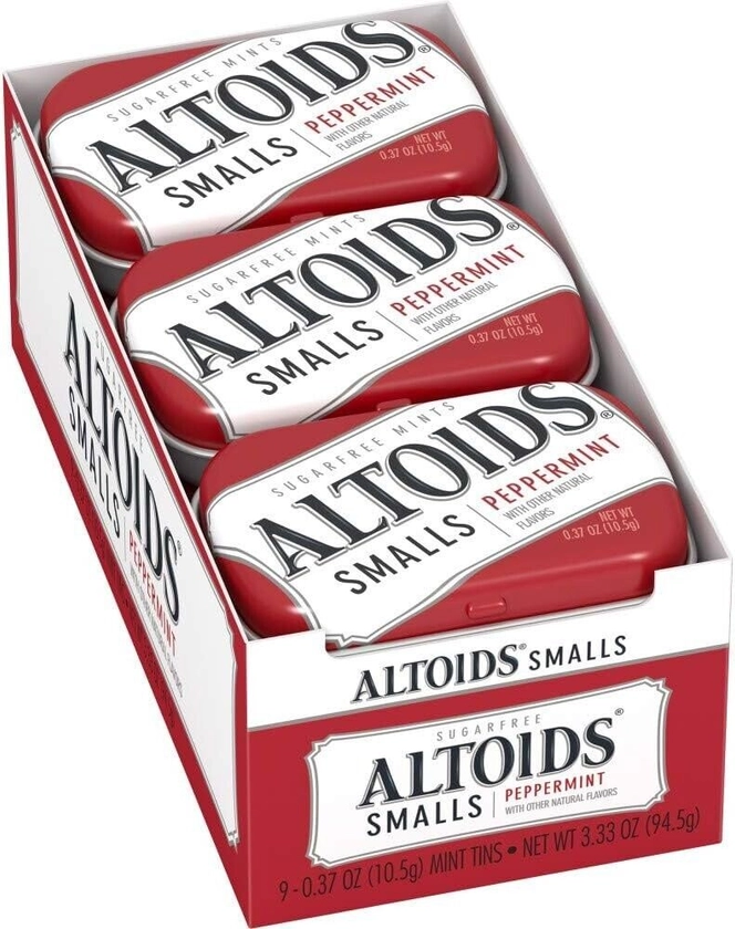 Altoids Smalls Sugarfree Mints Peppermint Flavour 6 x 10.5g Tins (BB 15 May 24)