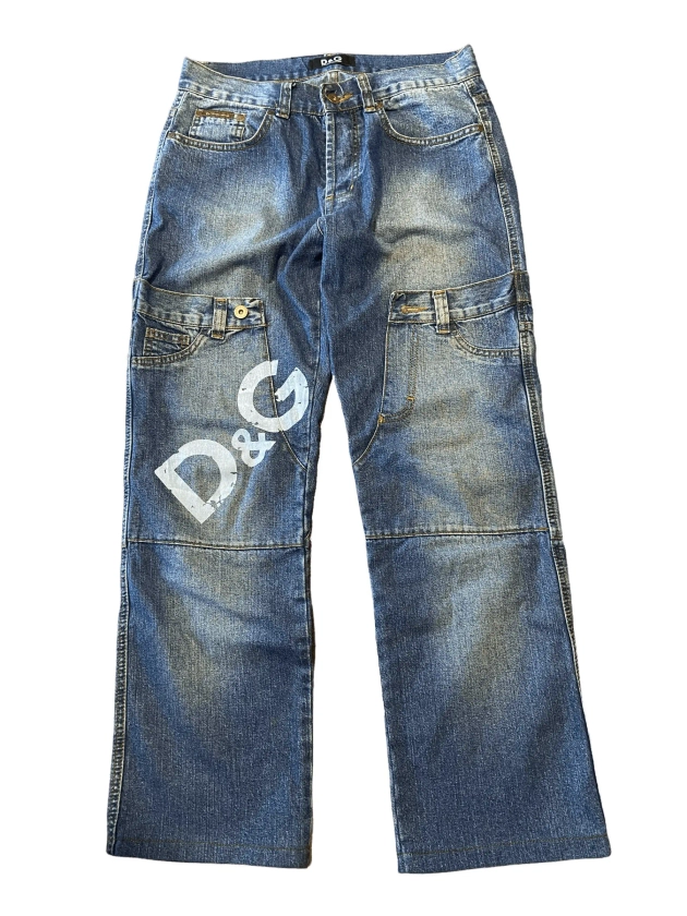 Dolce & Gabbana Vintage Dolce&Gabbana Cargo Double Multipocket Double Jeans | Grailed