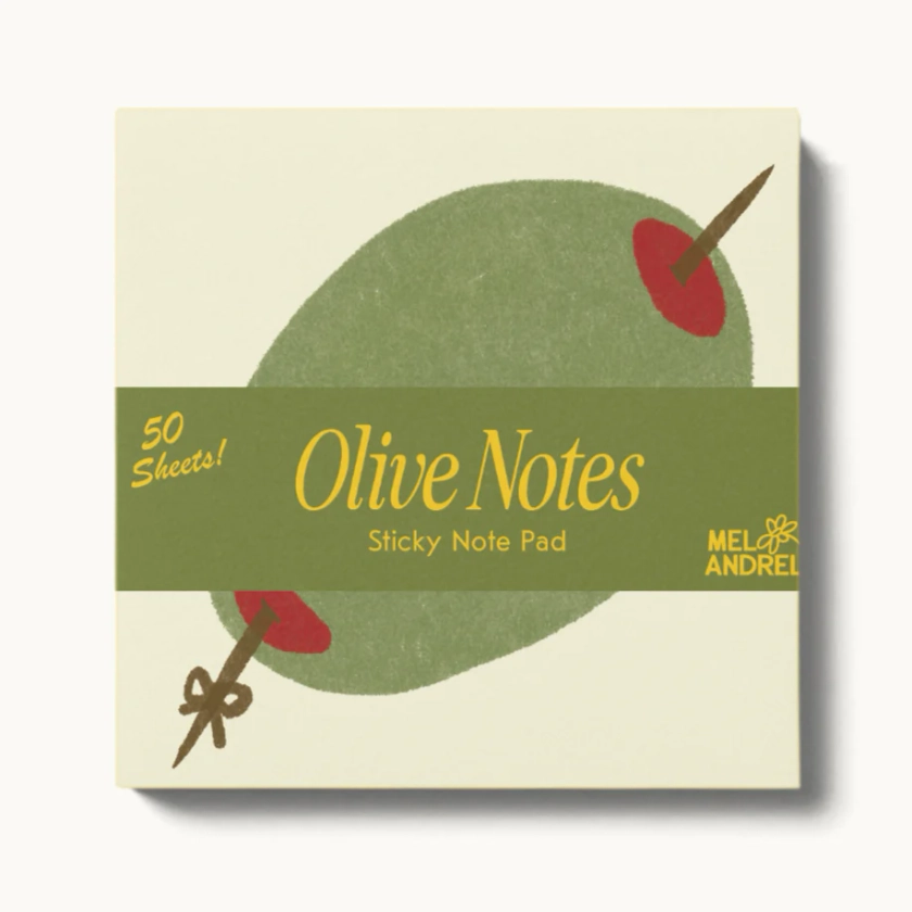 Olive Sticky Notes