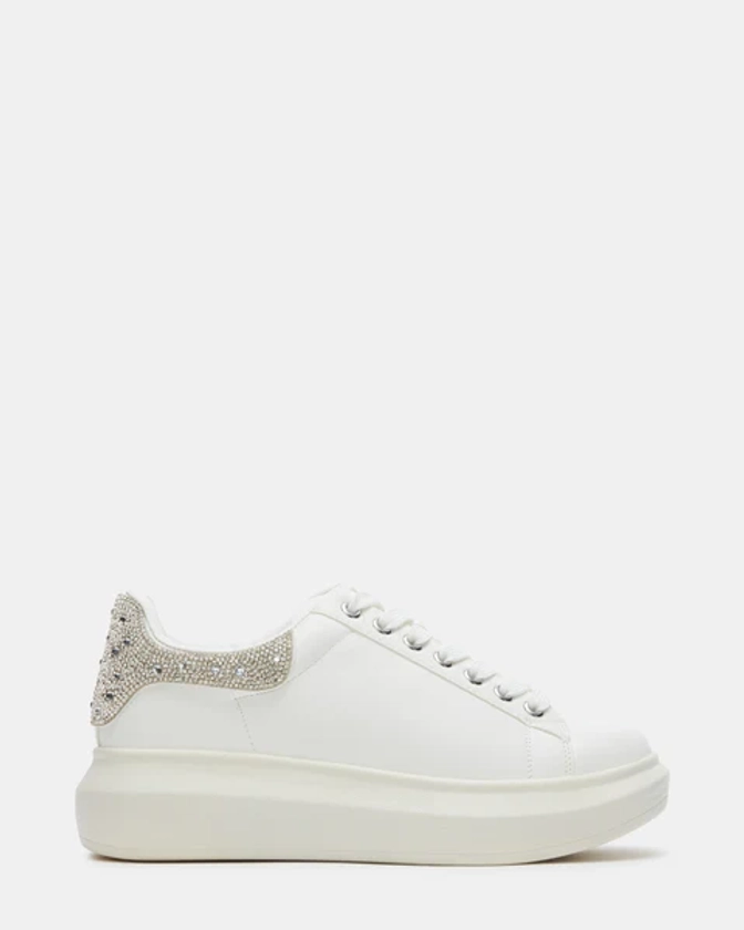 GASP Rhinestones Low-Top Lace-Up Sneaker | Women's Sneakers – Steve Madden