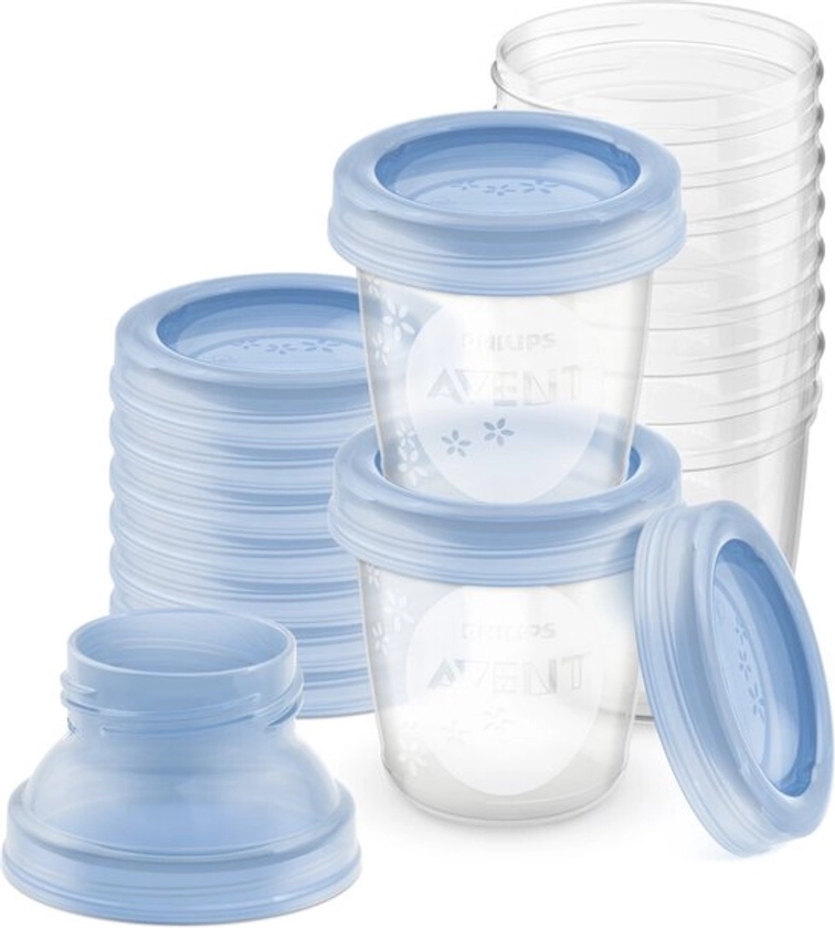 Philips Avent SCF618/10 Bewaarbekers voor babyvoeding - 180 ml - 10 stuks