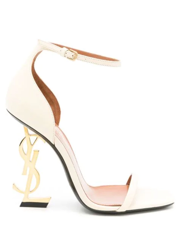 Saint Laurent Opyum 100mm YSL Heel Sandals - Farfetch