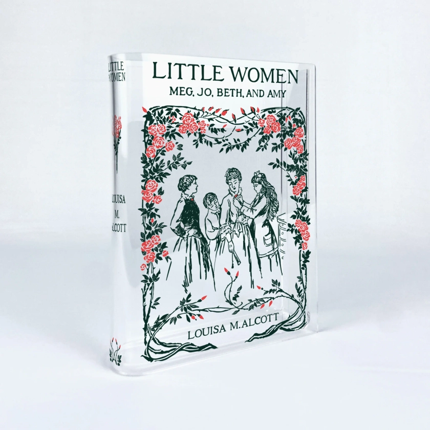 Little Women Acrylic Book Vase