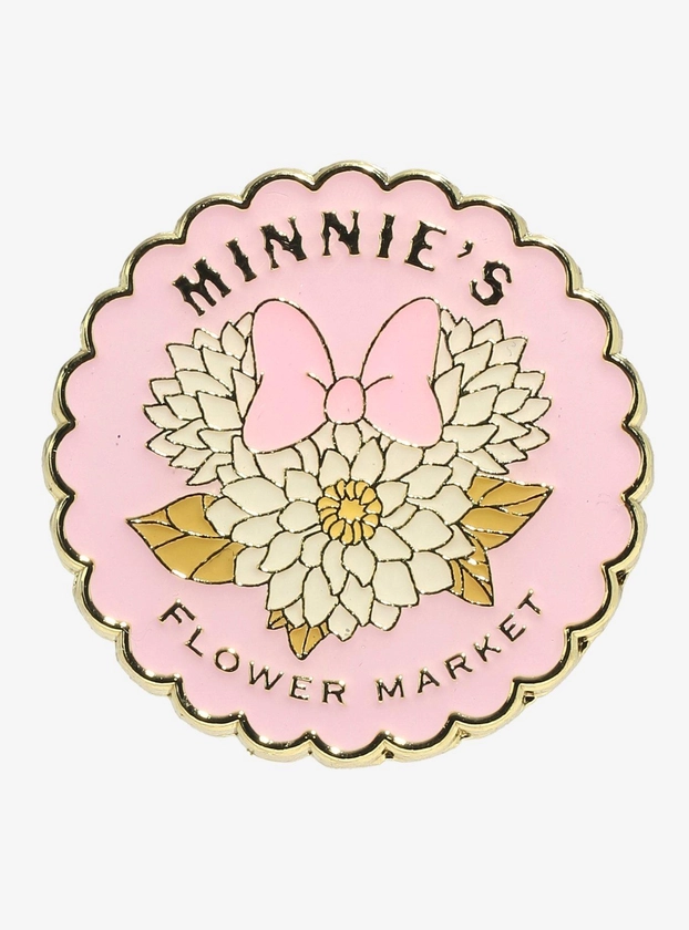 Loungefly Disney Minnie Mouse Minnie's Flower Market Enamel Pin — BoxLunch Exclusive