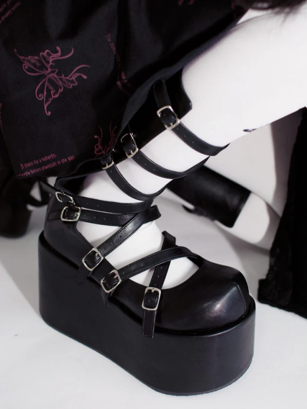 Roman strappy punk shoes【s0000000891】