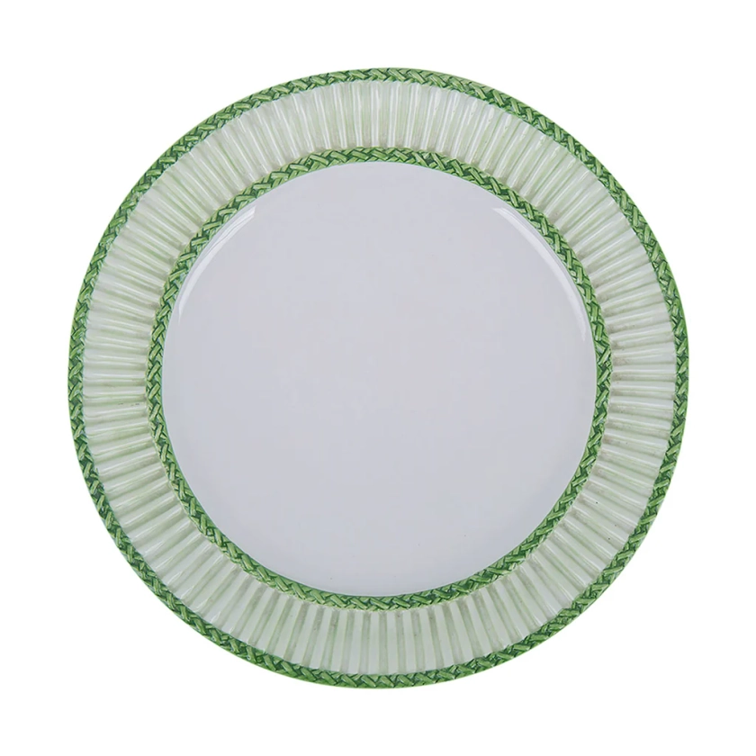 Vimini Green Dinner Plate