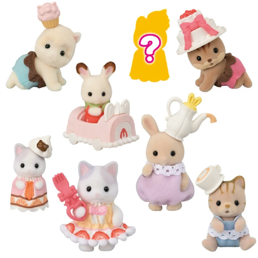 Sylvanian Families - Figura Surpresa - Festa Do Banquete - Epoch - Ri Happy Brinquedos - Quanto mais Brincadeira, Melhor!