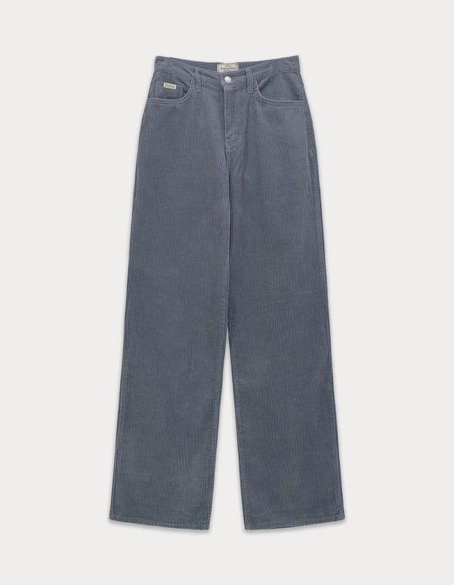 [Release 15%] Corduroy Straight Pants - Vintage Blue