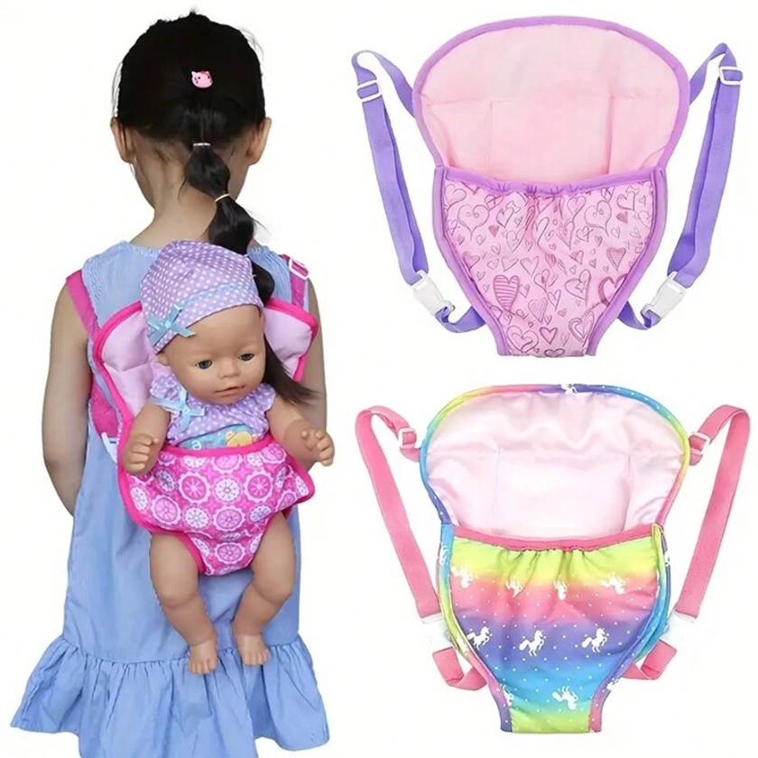 Sangle de sac à dos pour poupée jouet de 12 à 18 pouces, accessoires de vêtements pour poupée nouveau-né de 30 à 45 cm, sac pour enfants cadeau de Pâques