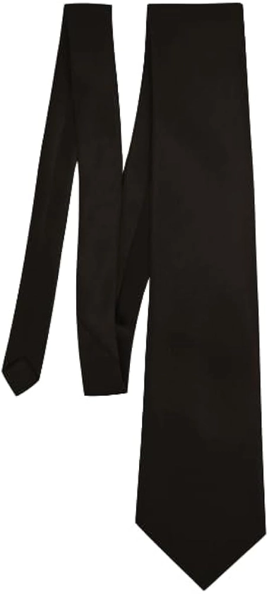 IBEX MART Mens Black Tie For Funeral Wear