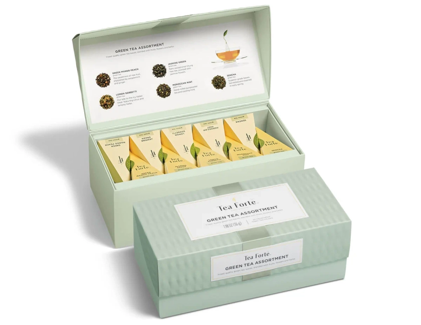 Green Tea Assortment Presentation Box | Luxury Gourmet Tea