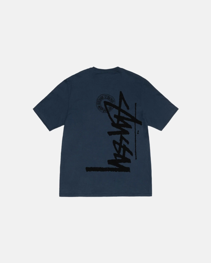 Buana Stock Tee in navy - Stüssy