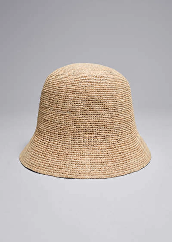 Straw Bucket Hat - Natural Straw - & Other Stories WW