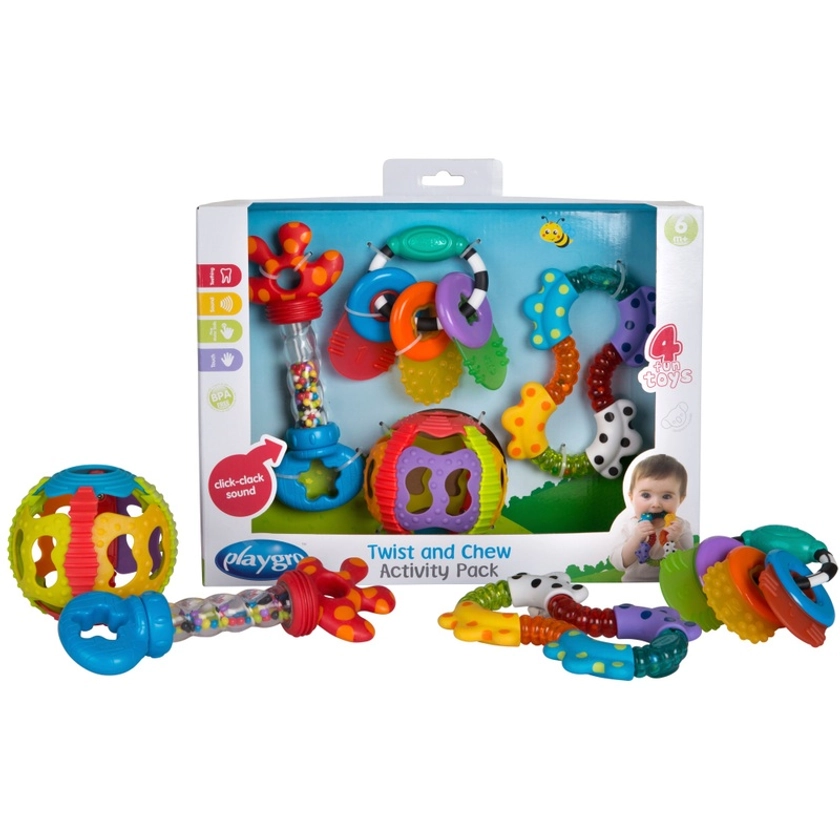 Playgro - Coffret d'Activités Twist and Chew | Smyths Toys France