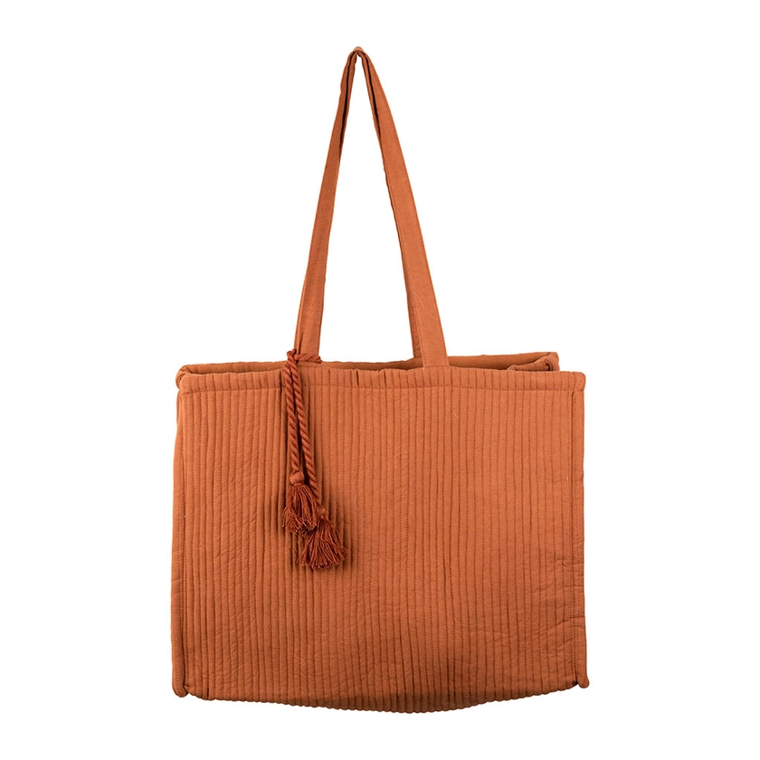 Sac terracotta en coton - sweet leaves