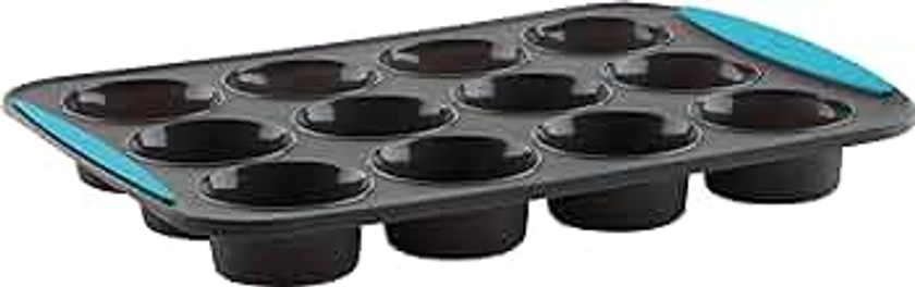 Trudeau 12 Structured Silicone Muffin pan, Cup, Tropical (05115197TG)