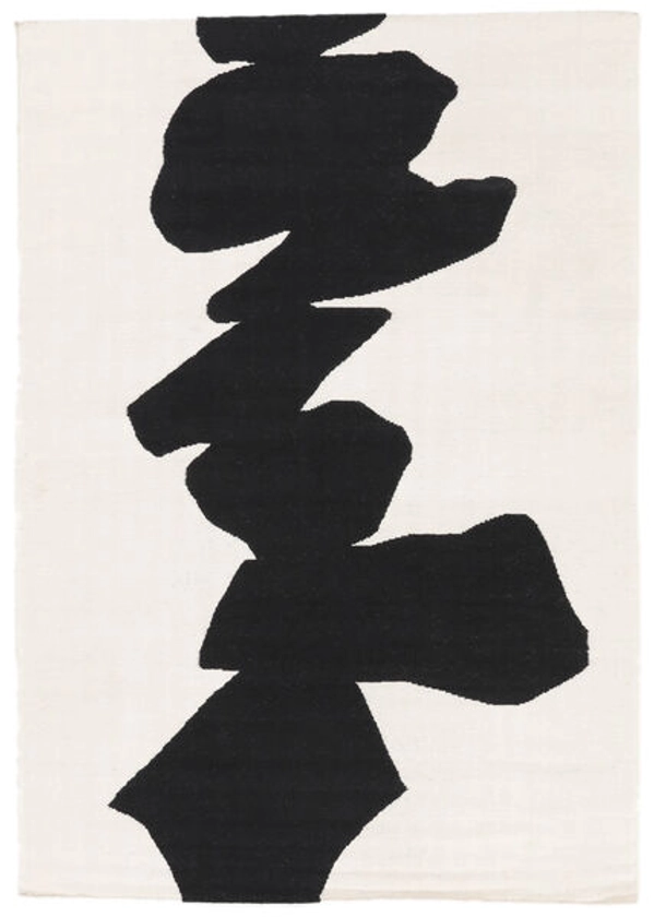 Balance - Noir 160 x 230 cm Tapis De Laine - Rugvista