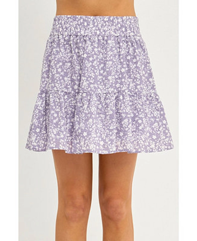 Free the Roses Women's Single Tiered Mini Skirt - Macy's