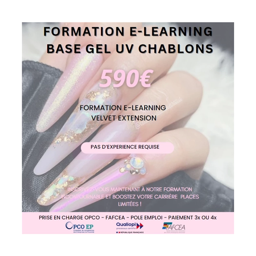 FORMATION E-LEARNING BASE GEL UV CHABLONS