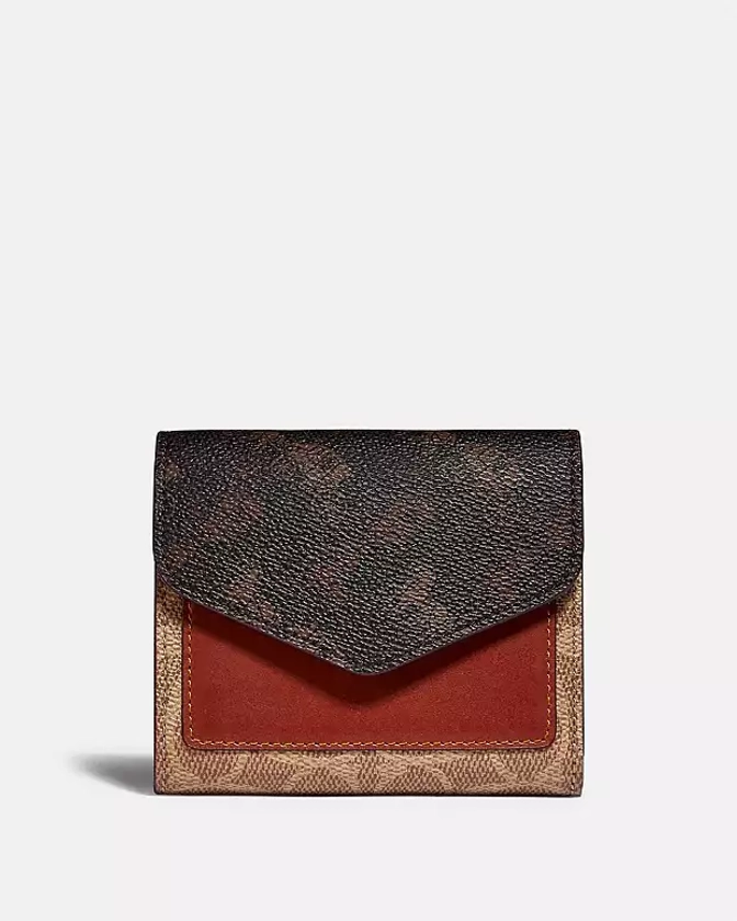 COACH®: Wyn Small Wallet With Horse And Carriage Print