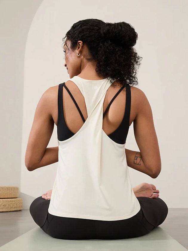 With Ease Twist Back Tank