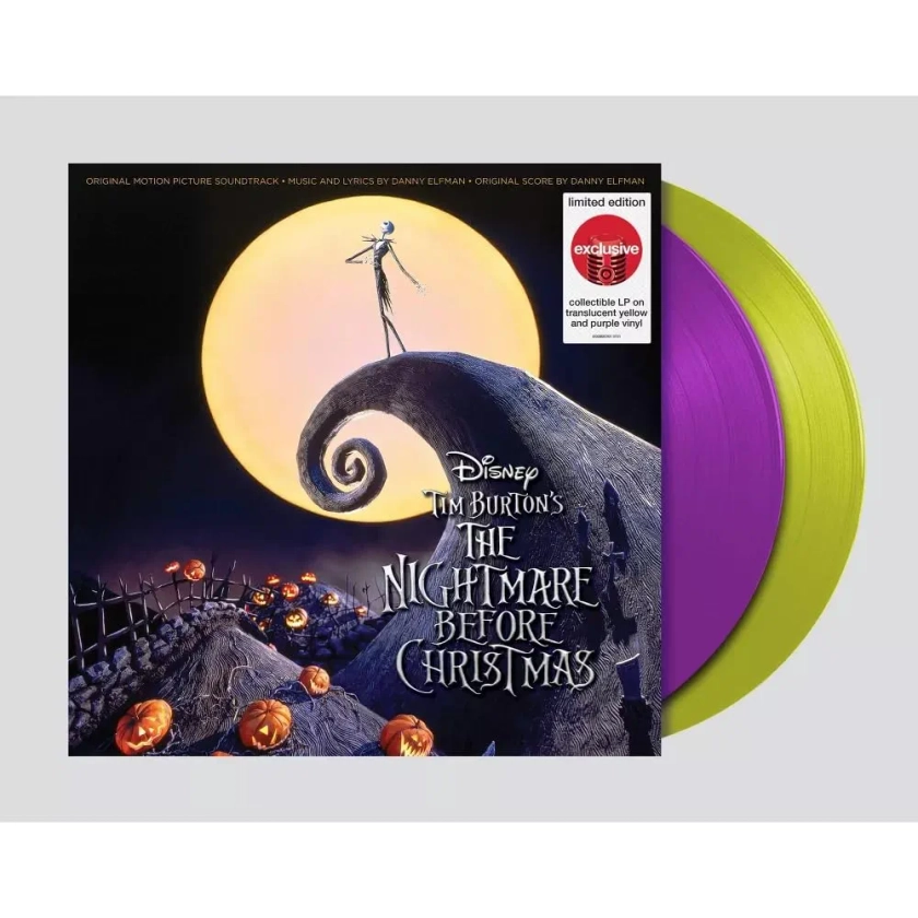 The Nightmare Before Christmas Soundtrack Exclusive Translucent Yellow and