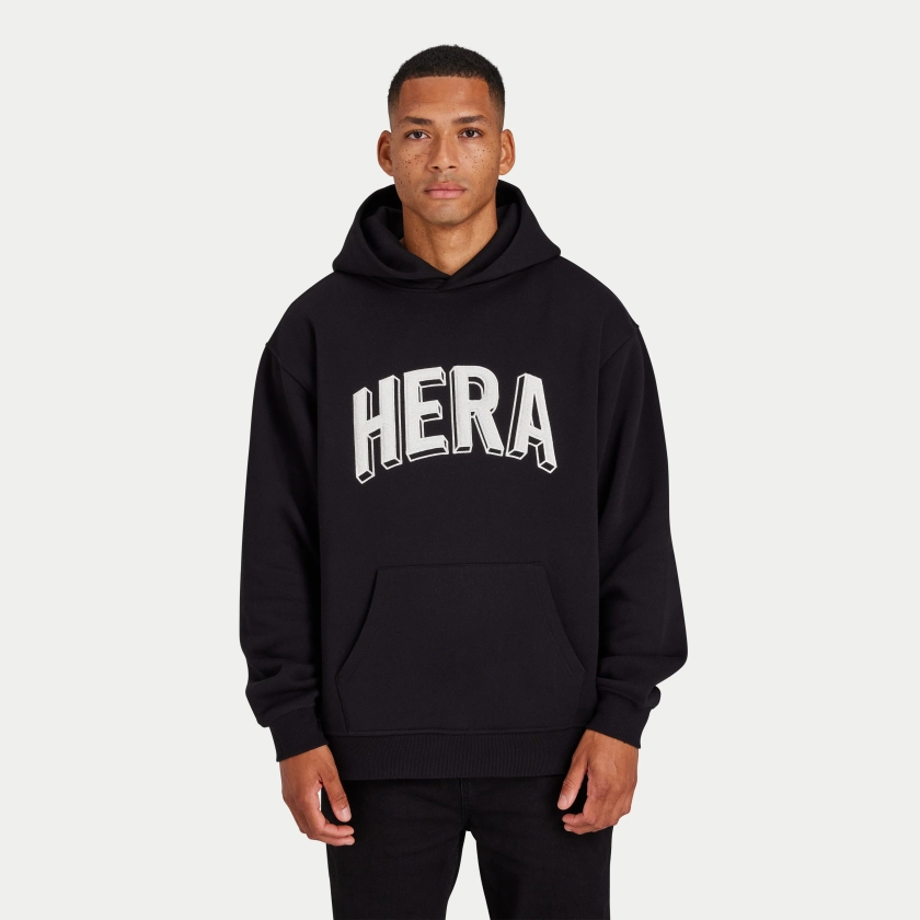 Mens 365 Oversized Hoodie - Black | HERA Clothing