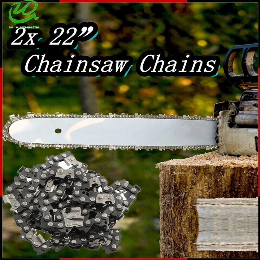 High Quality 2 x 22“ ”Chain 22in Bar Replacement Commercial Saws0.058 86DL AU