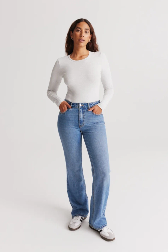 Classic boot jeans - Blå - Dam - Gina Tricot