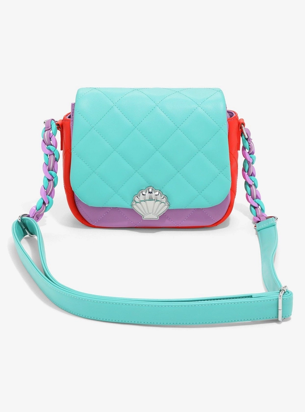 Loungefly Disney The Little Mermaid Ariel Color Block Handbag — BoxLunch Exclusive