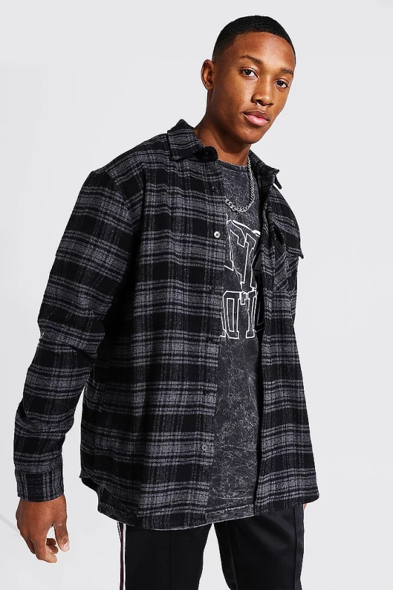 Oversized Heavy Weight Check Overshirt