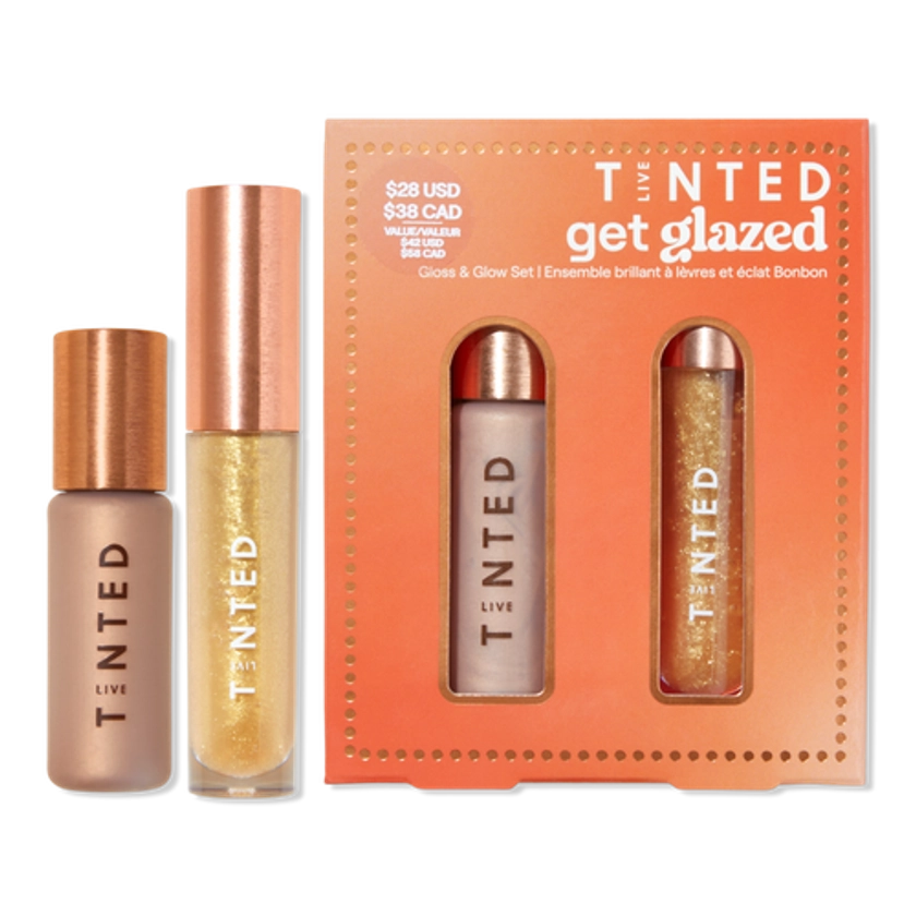 Get Glazed Gloss & Glow Golden Liquid Highlighter & Lipgloss Set - Live Tinted | Ulta Beauty