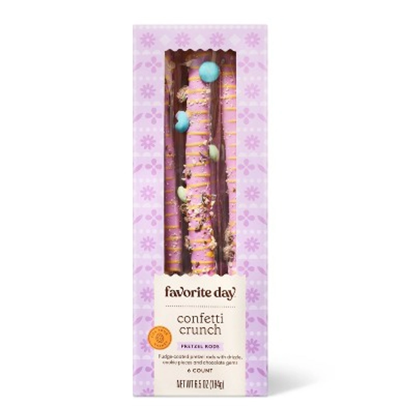 Spring Confetti Crunch Pretzel Rods - 6ct - Favorite Day™