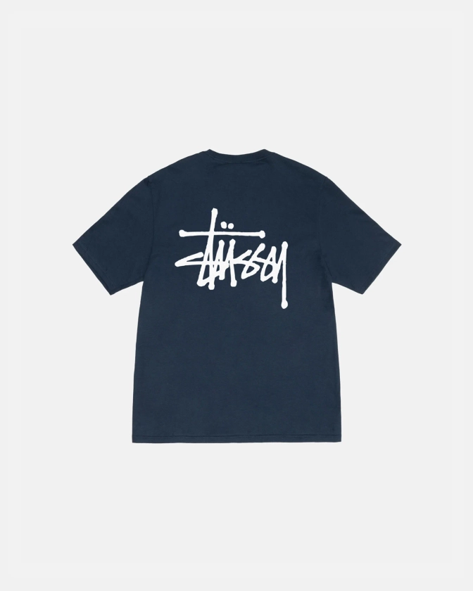 Basic Stüssy Tee in navy – Stüssy Europe