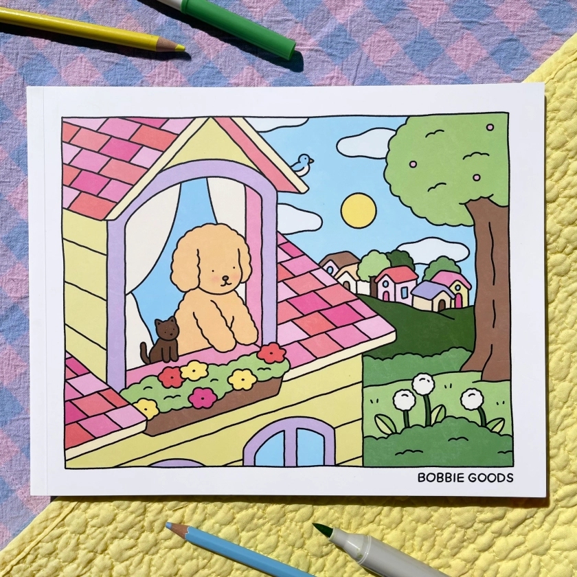 Day to Night Coloring Book