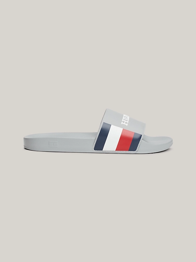 Claquettes à bride logo | Gris | Tommy Hilfiger