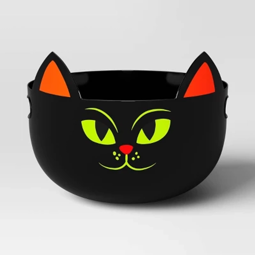 3L Plastic Halloween Candy Bowl Cat - Hyde & EEK! Boutique™