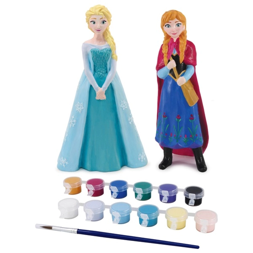 Disney Paint Your Own Elsa and Anna | Smyths Toys UK