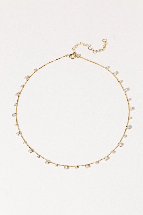 Crystal Dust CZ Choker -