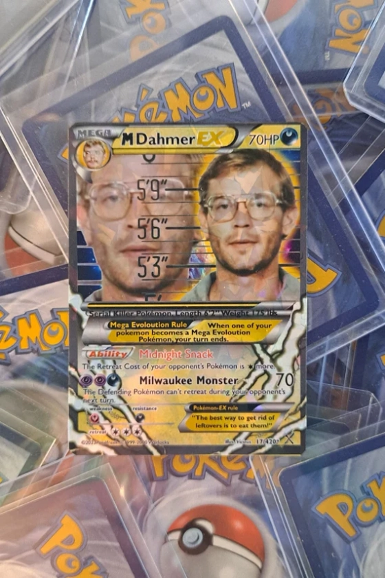 Jeffrey Dahmer Pokémon Card