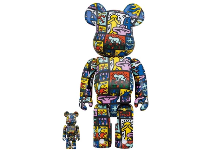 Bearbrick Keith Haring #10 (2G Exclusive) 100% & 400% Set